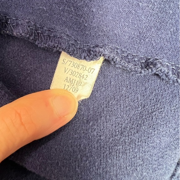 3/$15 Old Navy Women’s 10-button polo shirt navy blue - Picture 3 of 7